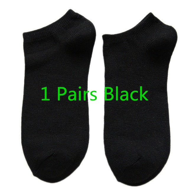 10 par unisex sokker til kvinder og mænd åndbare sportsstrømper Komfortable bomulds ankelstrømper