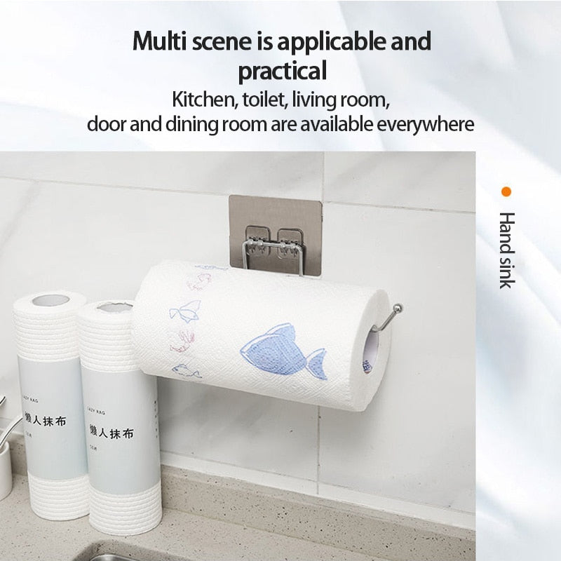 1/2 stk Hængende toiletpapirholder Rullepapirholder flyvende Hjemmeopbevaringsstativer