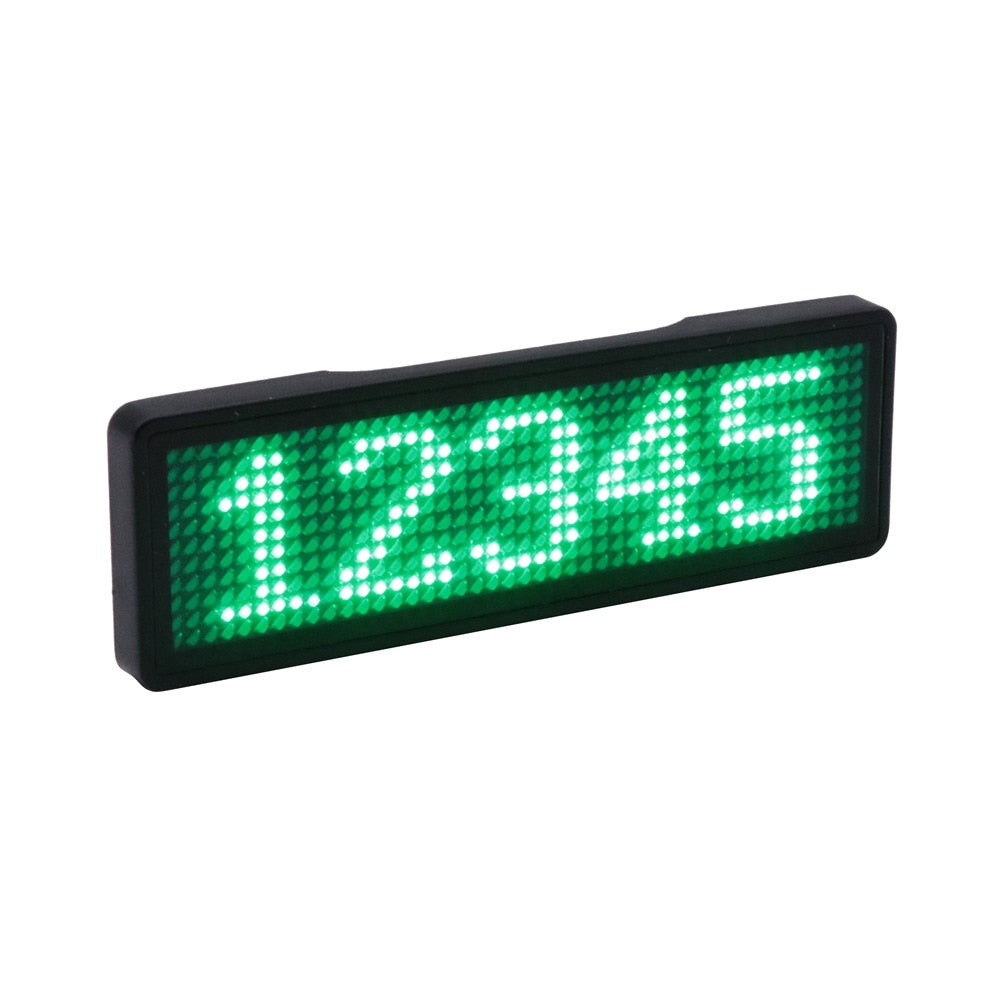 Bluetooth LED navneskilt understøtter multi-language lille LED-skærm HD tekst cifre mønster display