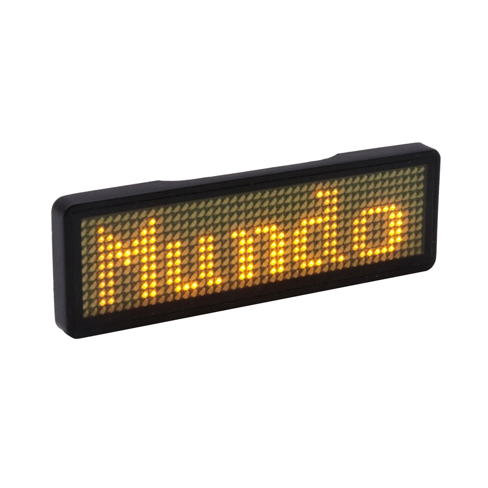 Bluetooth LED navneskilt understøtter multi-language lille LED-skærm HD tekst cifre mønster display