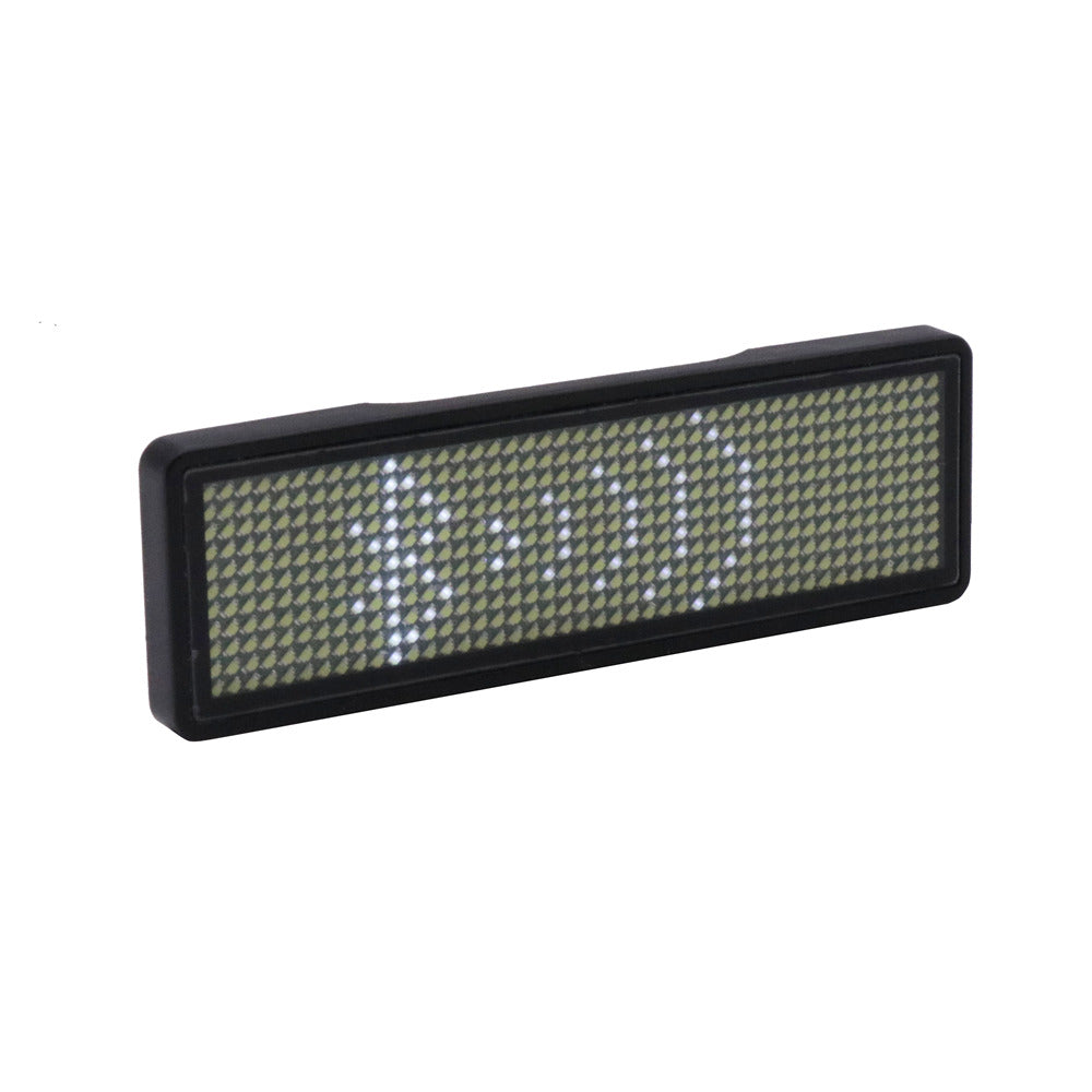 Bluetooth LED navneskilt understøtter multi-language lille LED-skærm HD tekst cifre mønster display