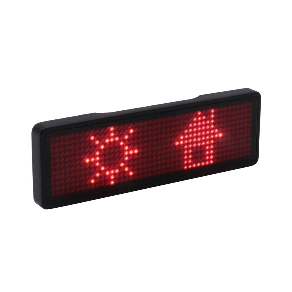Bluetooth LED navneskilt understøtter multi-language lille LED-skærm HD tekst cifre mønster display