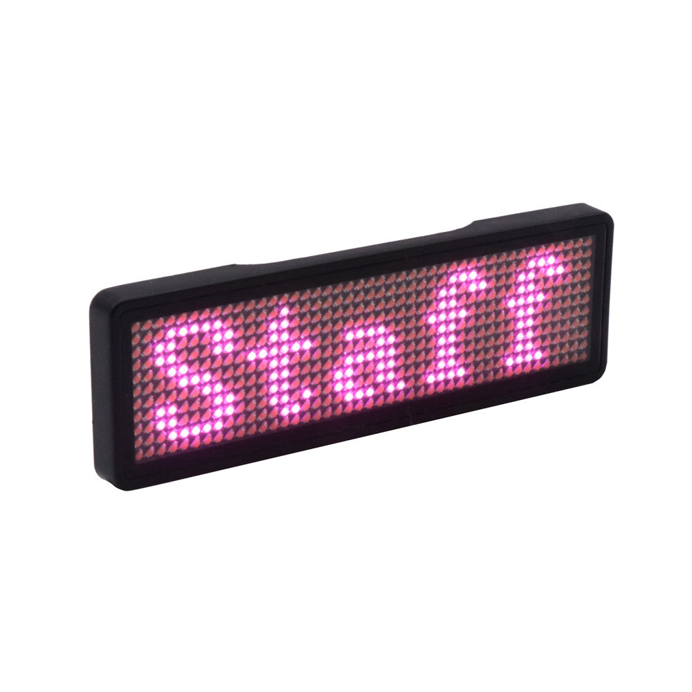 Bluetooth LED navneskilt understøtter multi-language lille LED-skærm HD tekst cifre mønster display