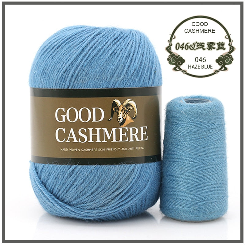50+20g Mongolsk Cashmere uld mix + tråd