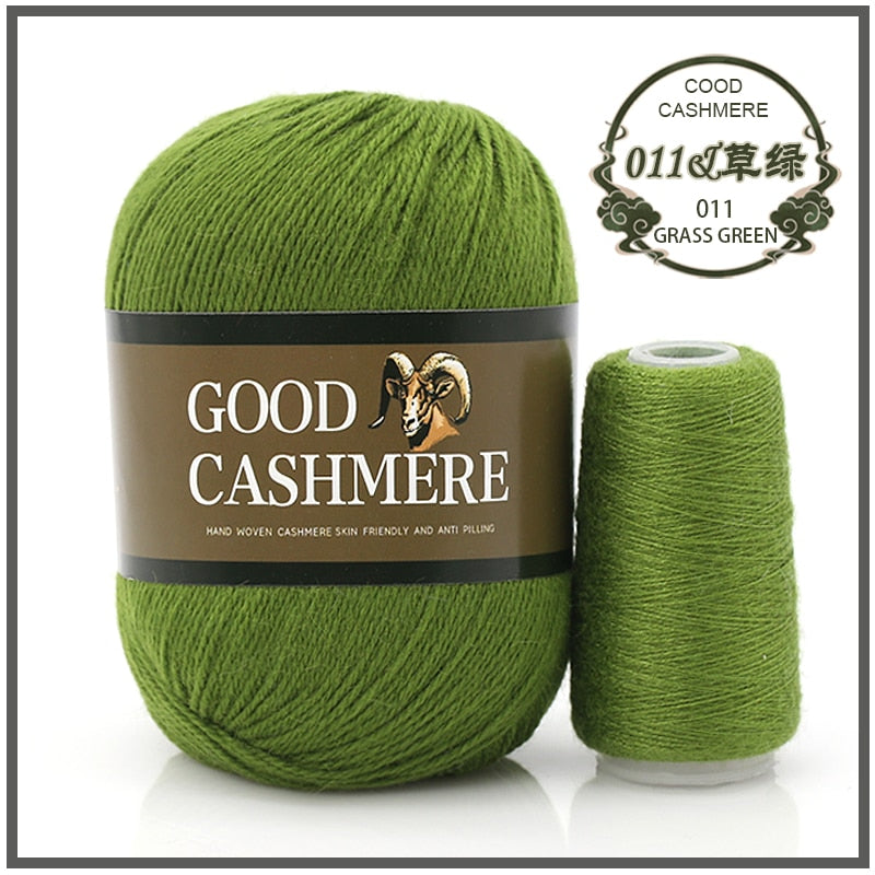 50+20g Mongolsk Cashmere uld mix + tråd