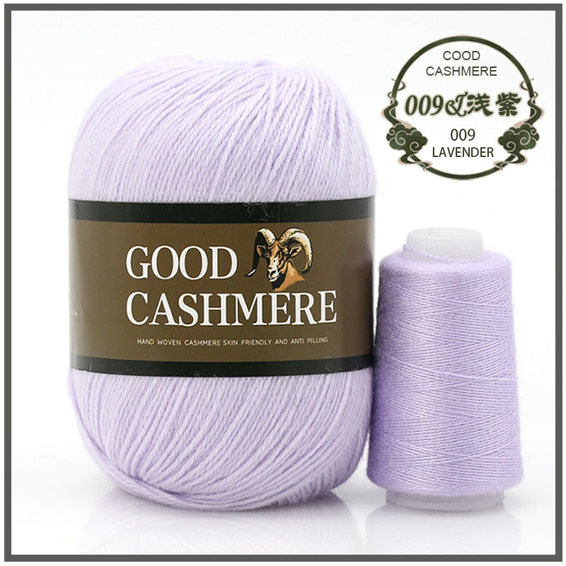 50+20g Mongolsk Cashmere uld mix + tråd