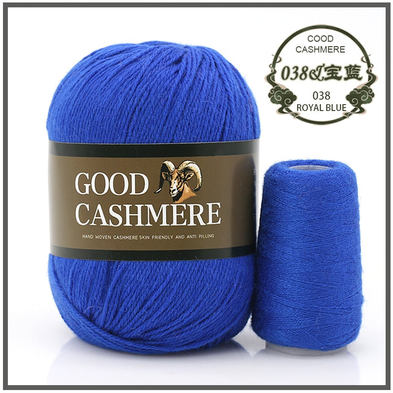 50+20g Mongolsk Cashmere uld mix + tråd