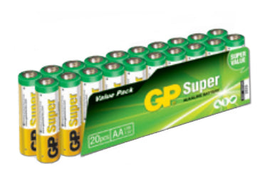 GP Batterier 15A Engangsbatteri AA 20 stk