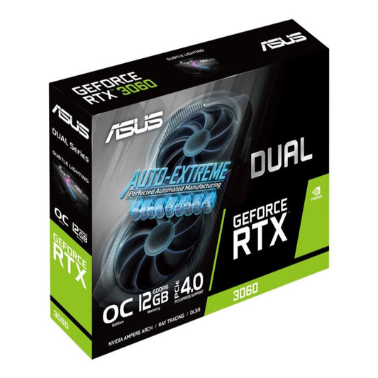 Asus dual RTX3060 OC edition 12 GB DDR6 3 x Display port - Grafikkort