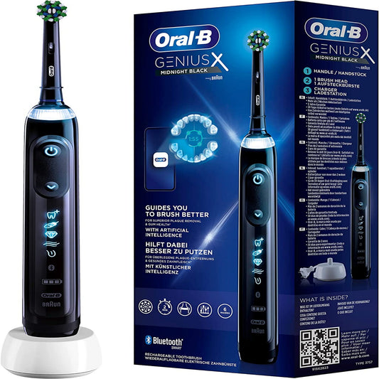 Oral-B Genius X elektrisk tandbørste, sort