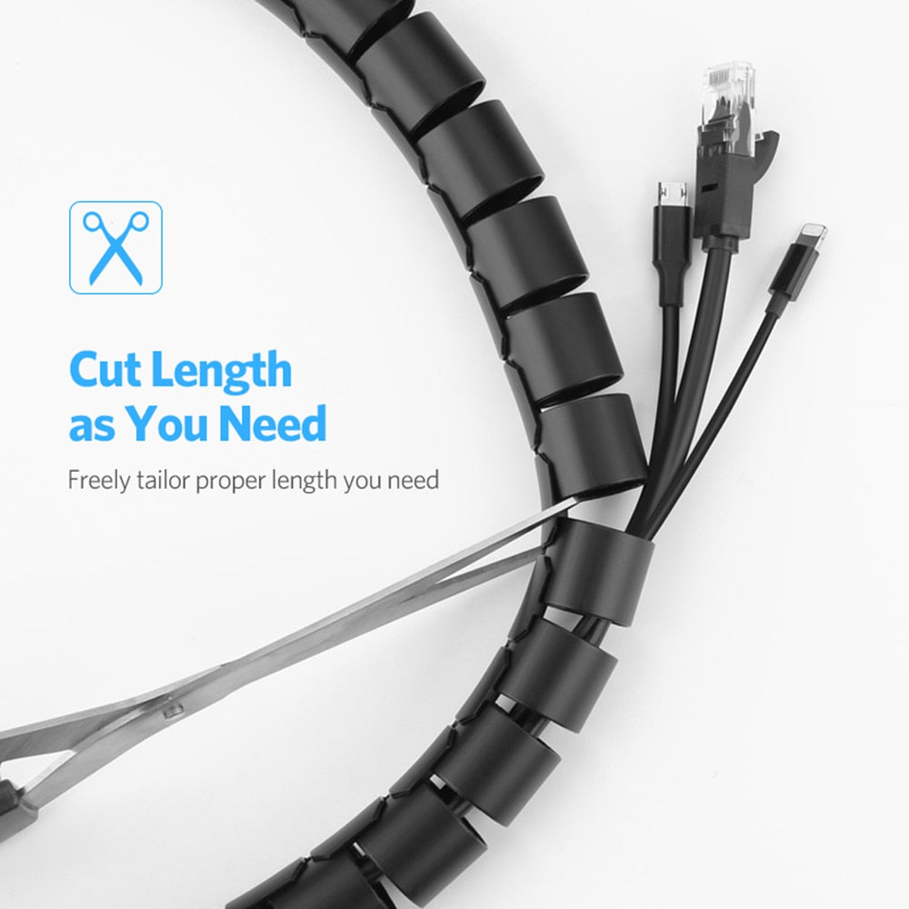 1.5/2M 16/10mm flex slange til cable management