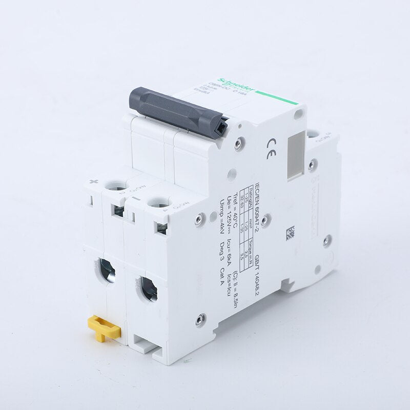 Schneider Electric Multi 9 C65N-DC MCB 2P DC Miniature Circuit Breaker C 1A 2A 4A 6A 10A 16A 20A 25A 32A 40A 50A 63A