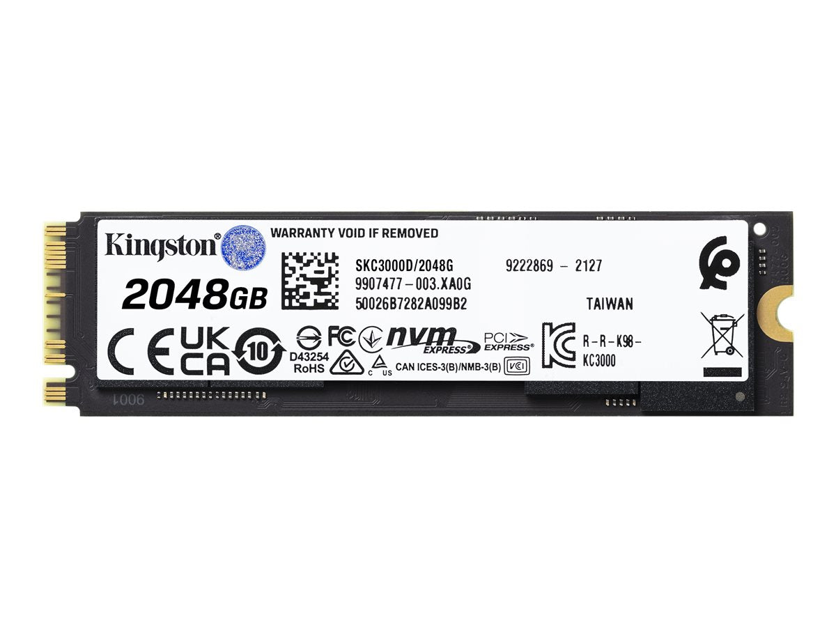 Kingston KC3000 PCIe 4.0 NVMe M.2 - 2TB
