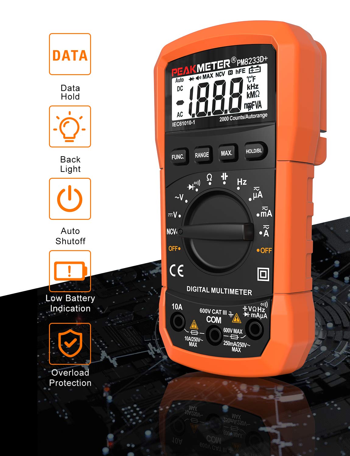 Multimeter fra Peakmeter