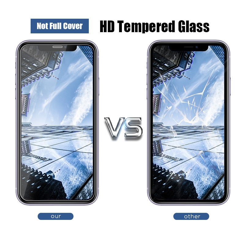 3 styk Tempered Glass for IPhone 13 12 11 14 Pro Max 8 7 6 5 6s Plus Screen Protector on Iphone 12 11 13 Mini X XR Xs Max SE Glass